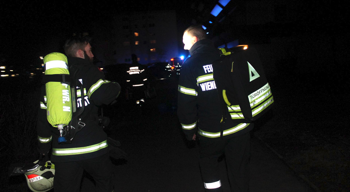 Atemschutzteam bei CO-Alarm / Foto: Presseteam Feuerwehr Wiener Neustadt