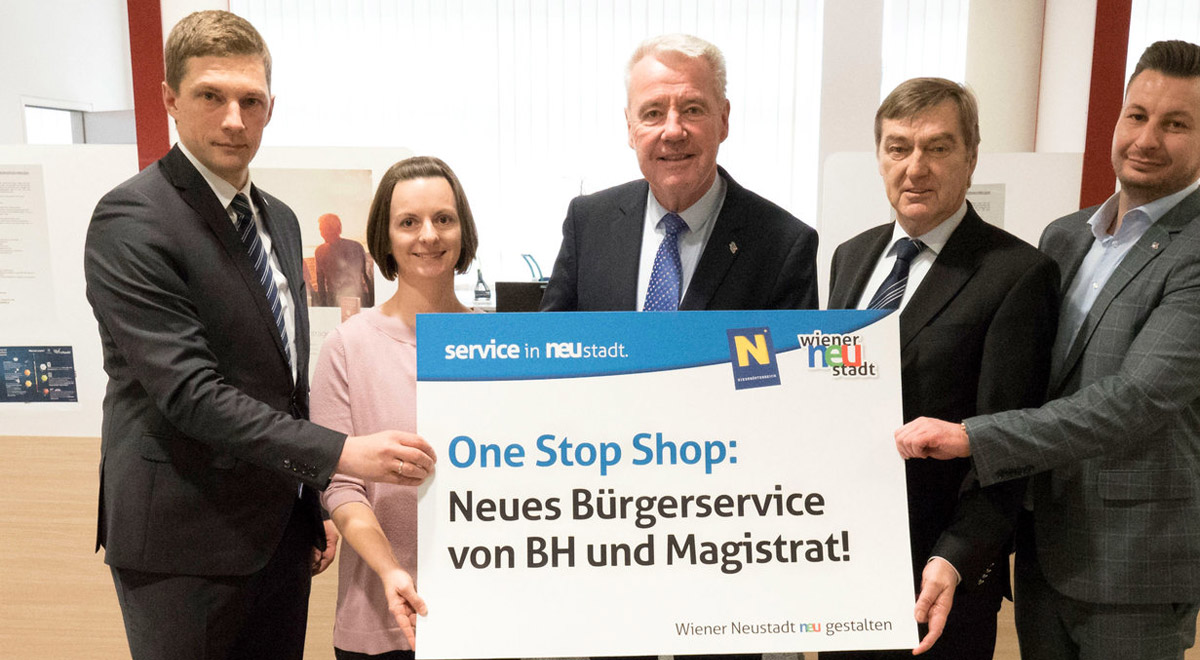 Bürgerservice: One-Stop-Shop / Foto: Wr. Neustadt / Weller