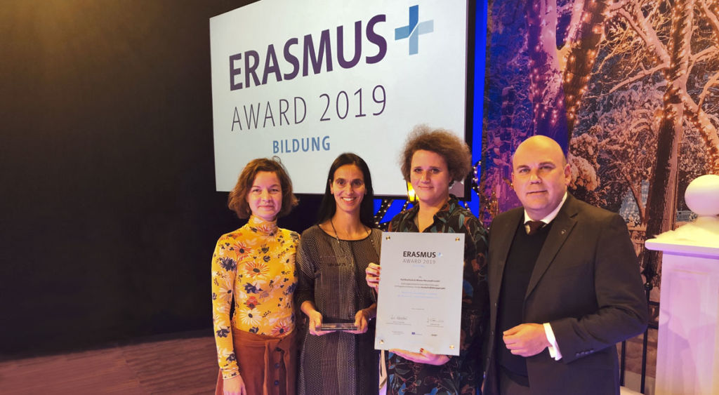 Fachhochschule Wiener Neustadt gewinnt Erasmus+ Award
