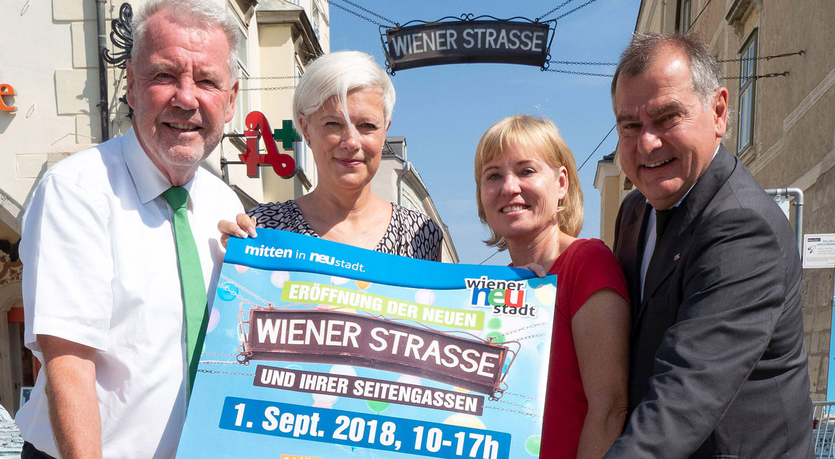 Eröffnungsfeier Wiener Straße / Foto: Wiener Neustadt/Weller