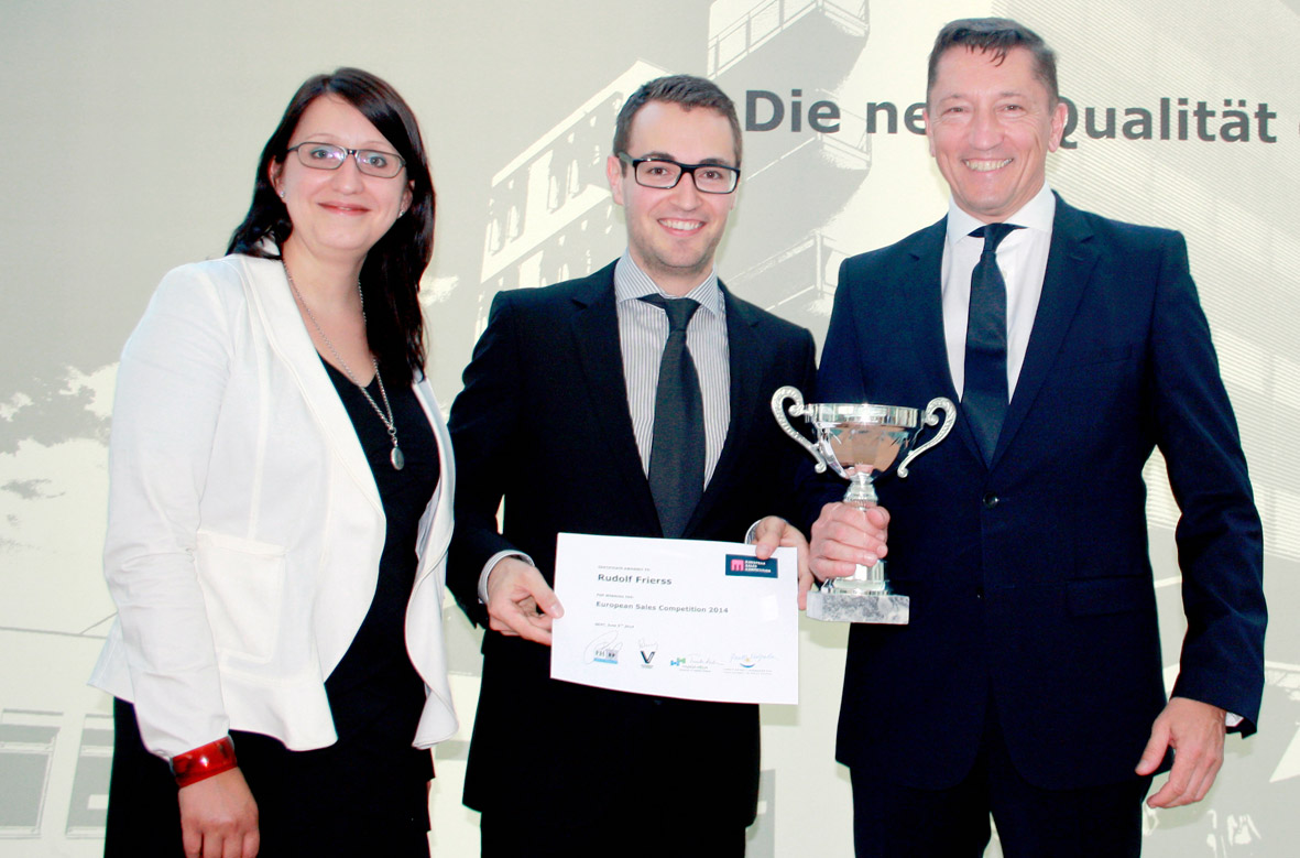 Gewinner der European Sales Competition 2014 / Foto: fhwn