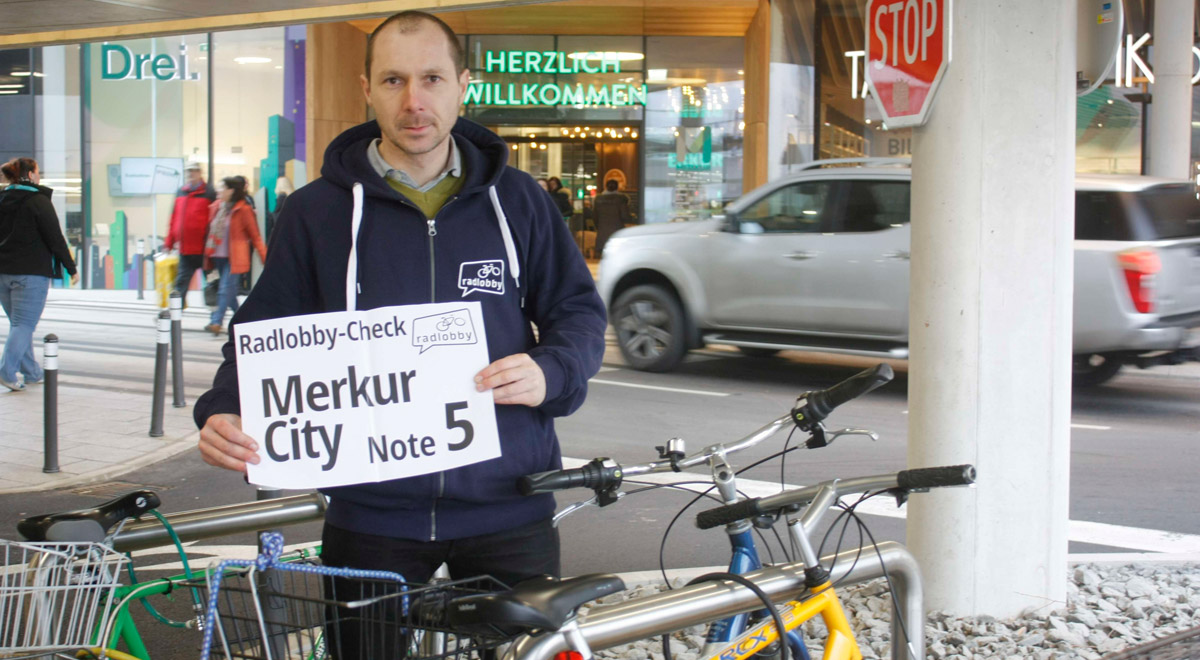 Fahrrad-Check Merkurcity / Foto: Radlobby WN