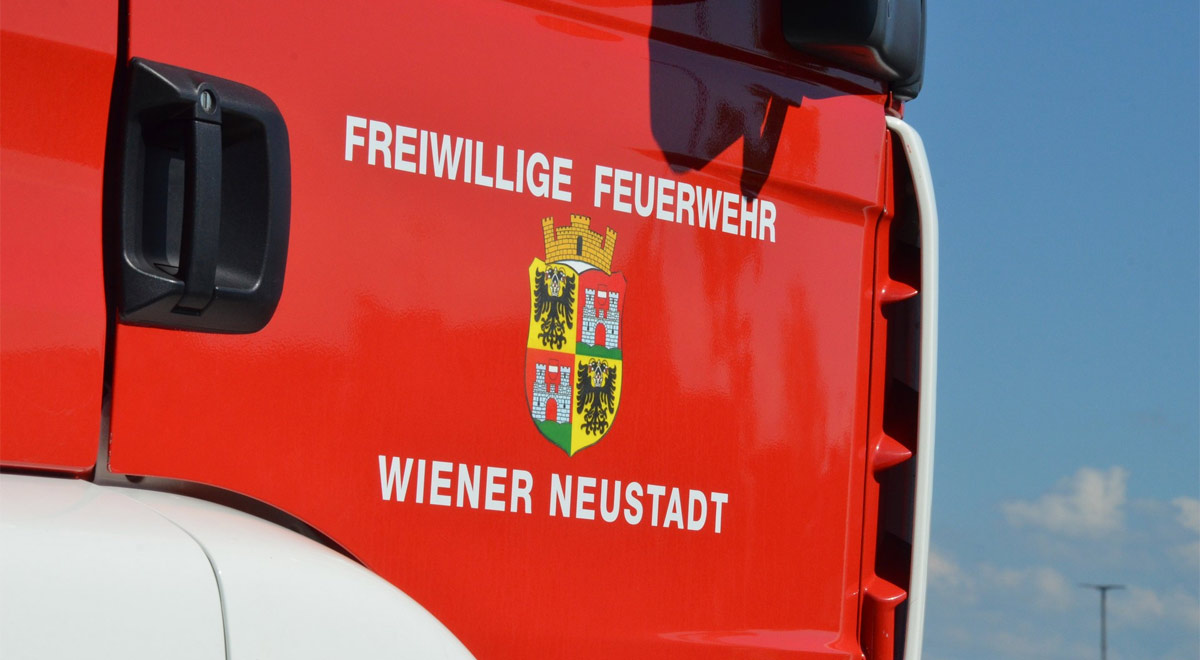 Fahrzeug der Feuerwehr Wr. Neustadt / Foto: Presseteam der Feuerwehr Wiener Neustadt