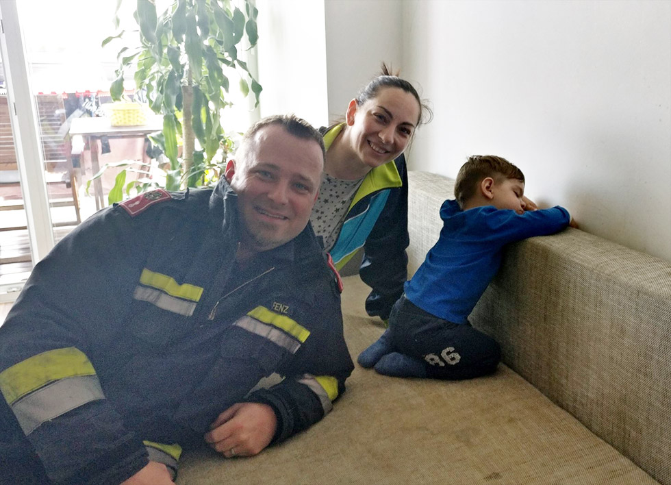 Schlafender Bub sorgt für Feuerwehreinsatz / Foto: Presseteam Feuerwehr Wr. Neustadt