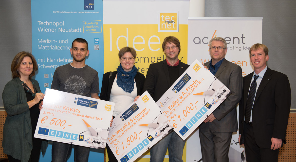 Gewinner TFZ-Innovation-Award / Foto: ecoplus/zech