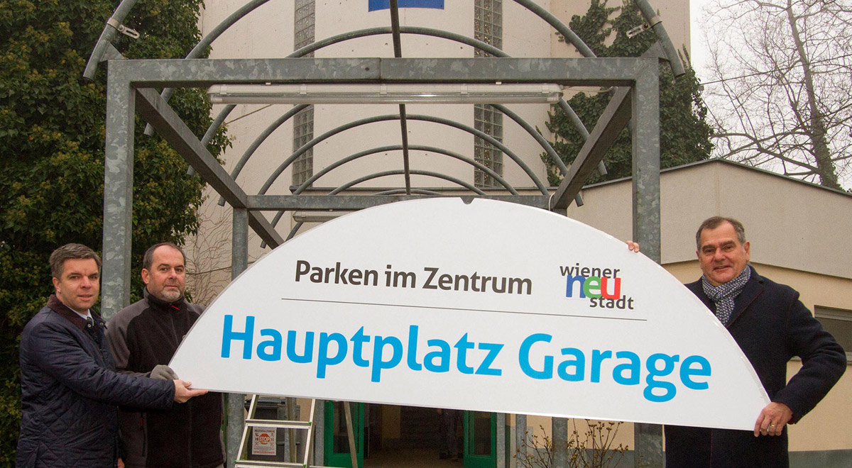 Hauptplatz Garage / Foto: Wiener Neustadt/Weller