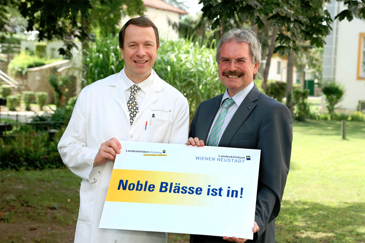 Noble Blässe ist in! / Foto: NÖ LK-Holding