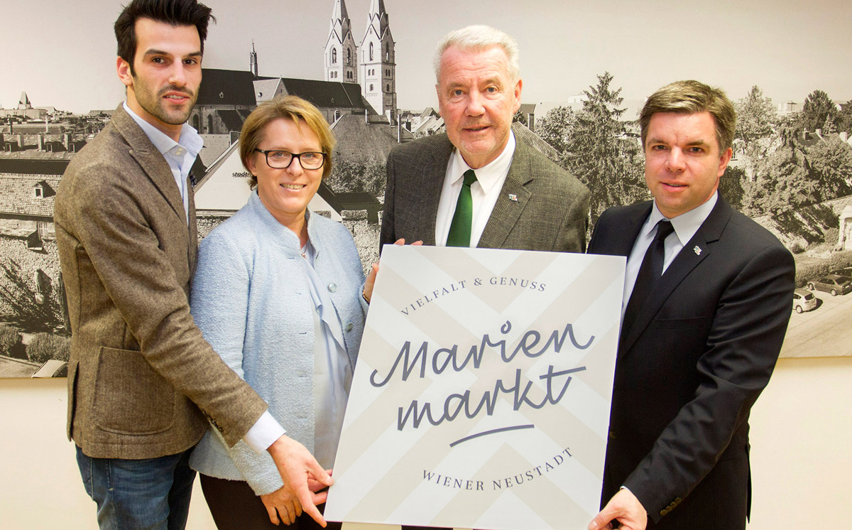 Logo Marienmarkt / Foto: Wiener Neustadt/Weller