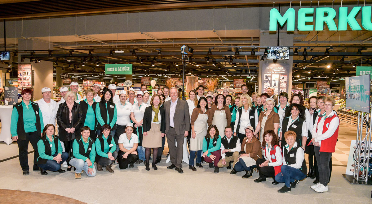 Merkurmarkt Wiedereröffnung / Foto: MERKUR Warenhandels AG