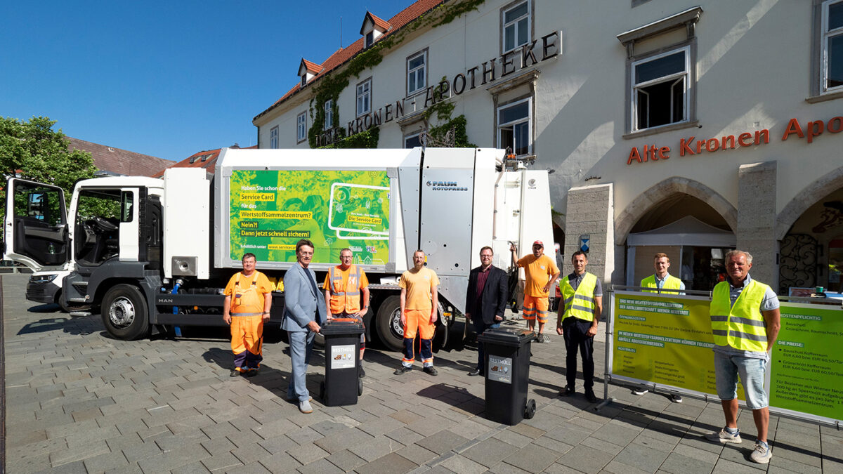 Tag der Müllabfuhr / Foto: Stadt Wiener Neustadt/Weller
