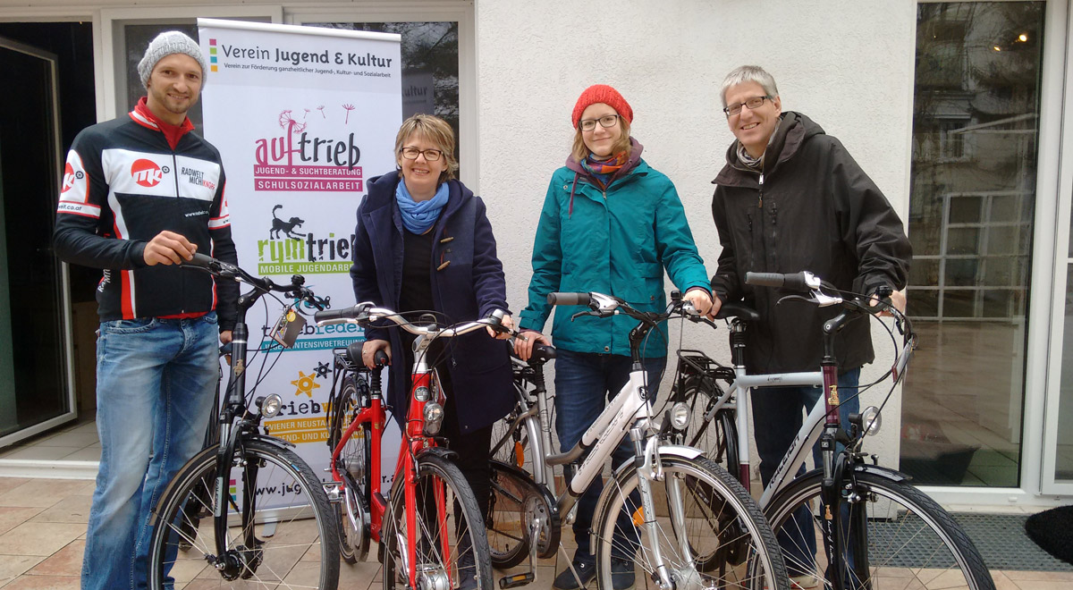 Fahrradspende / Foto: Verein Jugend & Kultur