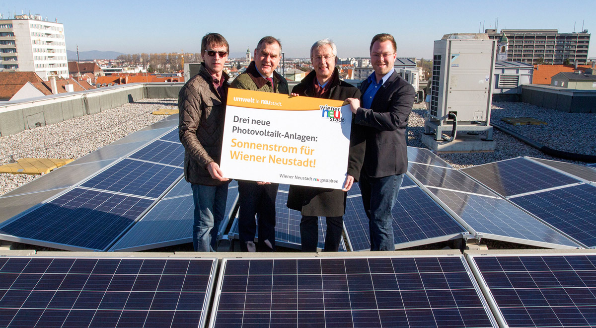 Photovoltaik-Anlage / Foto: Wiener Neustadt/Weller