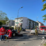 Schwerer Verkehrsunfall im Ortsgebiet von Felixdorf / Foto: RKNÖ/N.Lueger