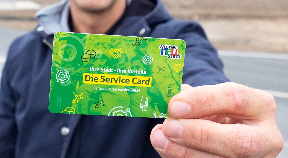 Service-Card / Foto: Stadt Wiener Neustadt/Weller
