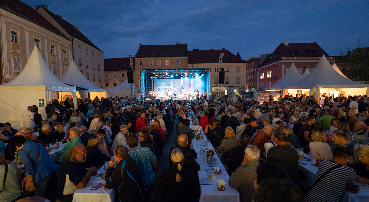 Buntes Stadtfest 2018 / Foto: Wiener Neustadt/Weller