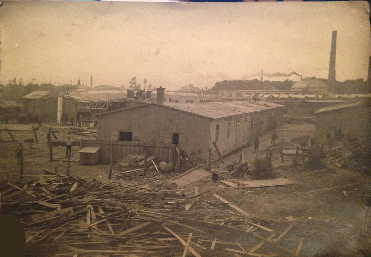 Alte Fabrik Tornado 1916 / Foto: Postkarten/Fotos im Privatbesitz Ursula Hilmar
