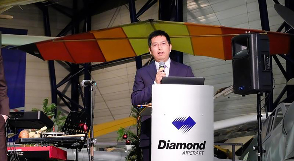 Diamond Aircraft Industries, Mr. Bin Chen / Foto: Diamond Aircraft