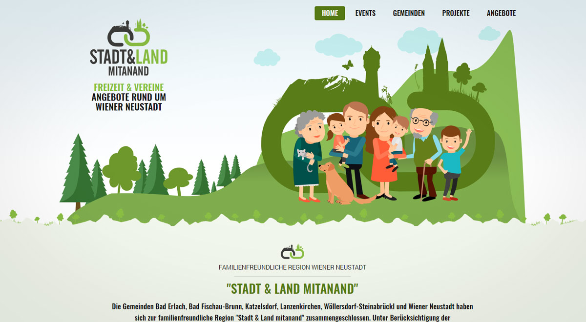 Website familie-mitanand.at / Foto: Screenshot