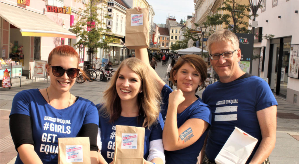 Weltmädchentag: Goodie-Bags für Mädchen in Wiener Neustadt