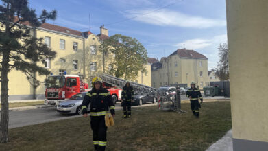 Wohnungsbrand in der Steinabrückler Gasse / Foto: Presseteam d. FF Wr. Neustadt