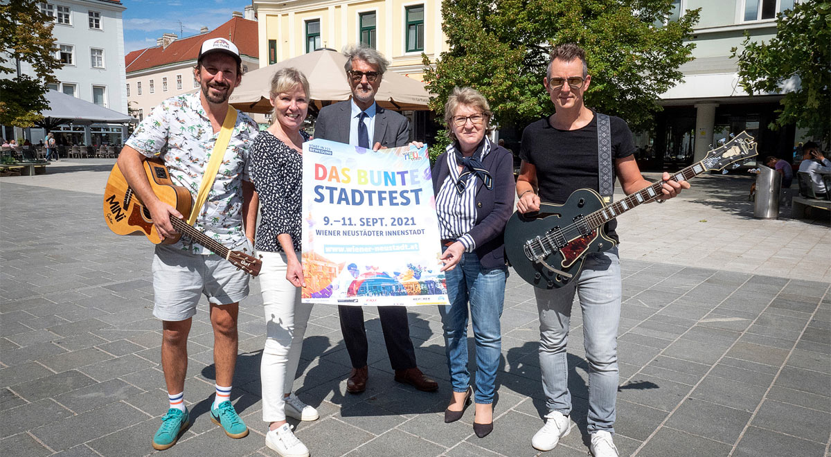 "Buntes Stadtfest" am 10. und 11. September / Foto: Stadt Wiener Neustadt/Weller