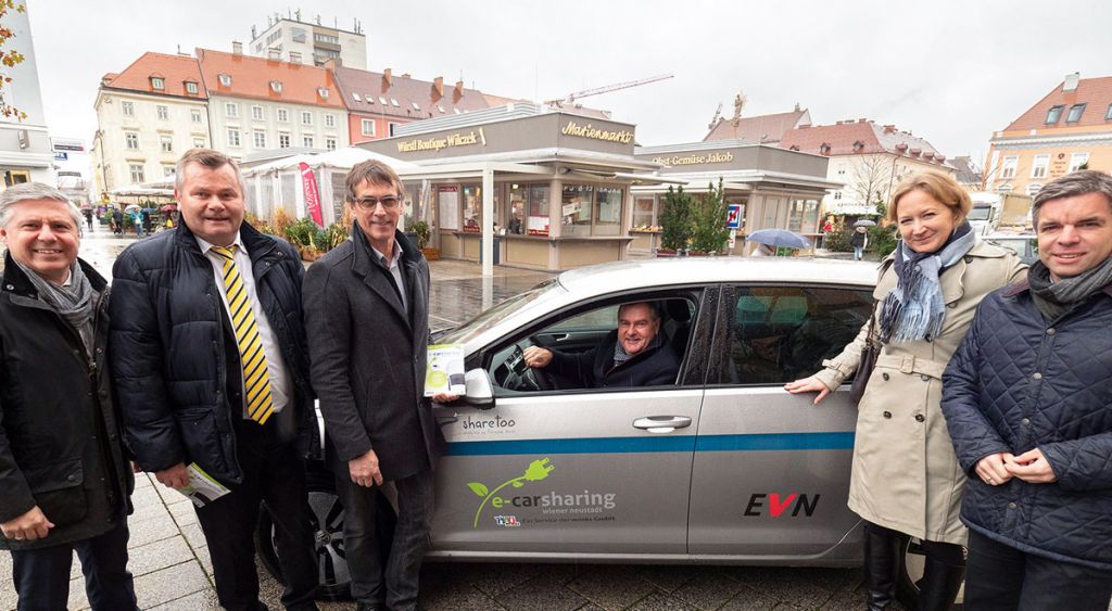 Wiener Neustadt setzt auf E-Carsharing