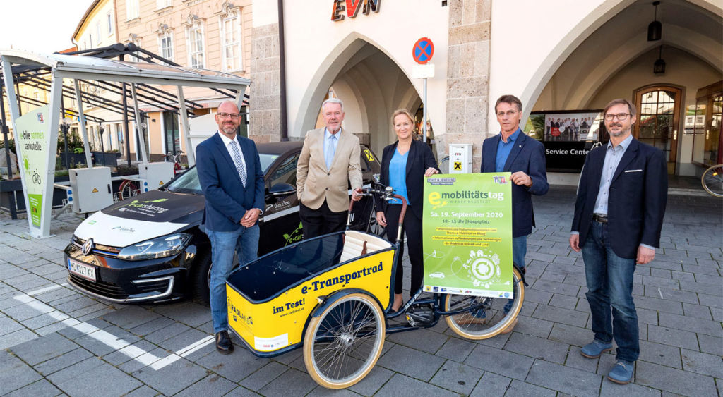 Wiener Neustadt: großer e-Mobilitätstag in der Innenstadt