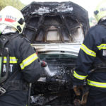 Fahrzeugbrand auf der Autobahn / Foto: Presseteam d. FF Wr. Neustadt