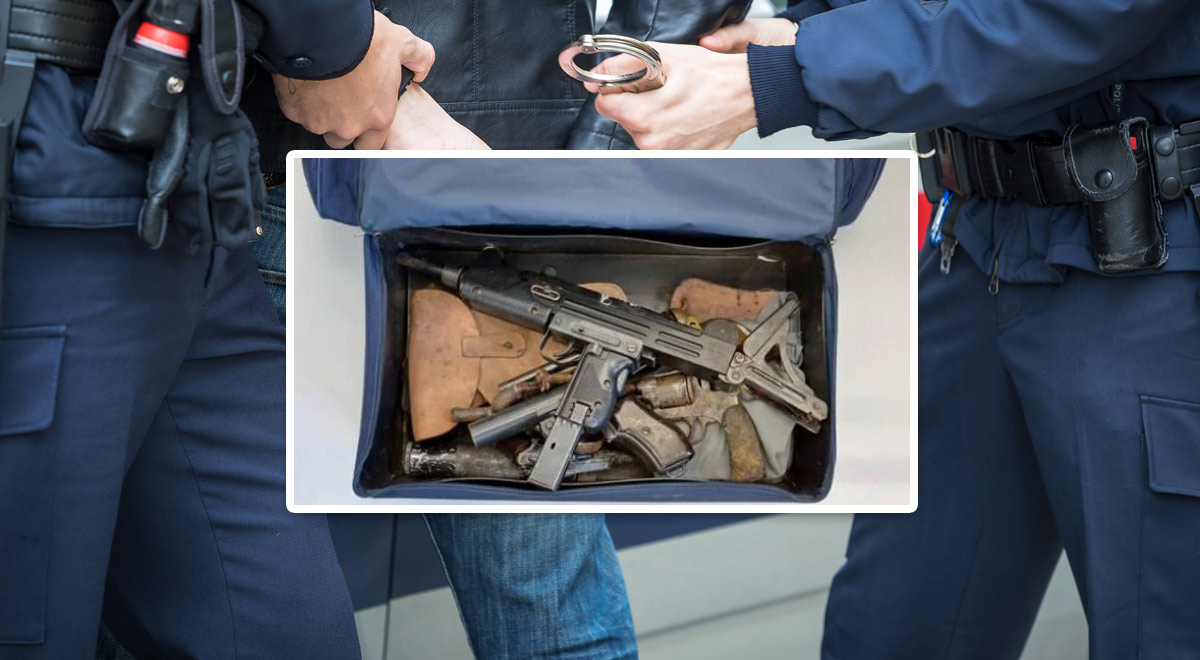 Illegaler Waffenhandel / Foto: © LPD NÖ / BMI Gerd-Pachaue