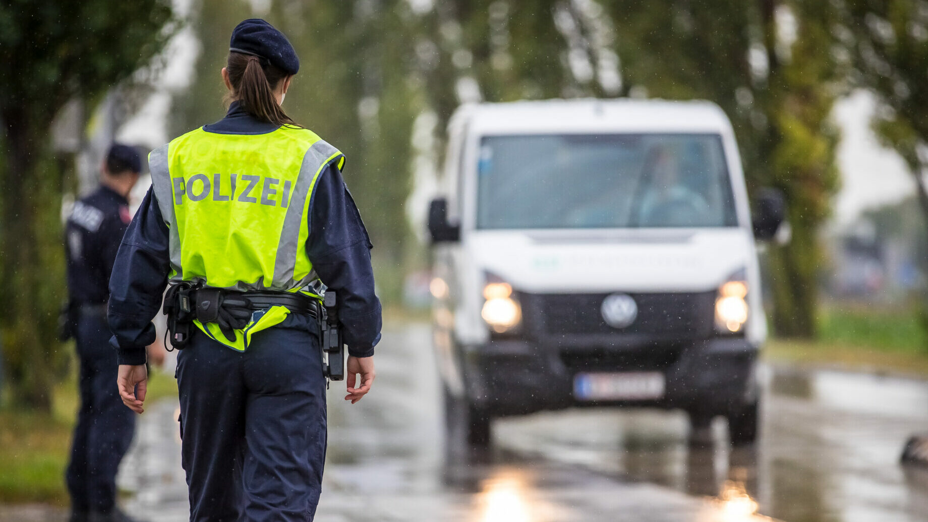 Polizeikontrolle / Foto: ©  BMI/Gerd Pachauer