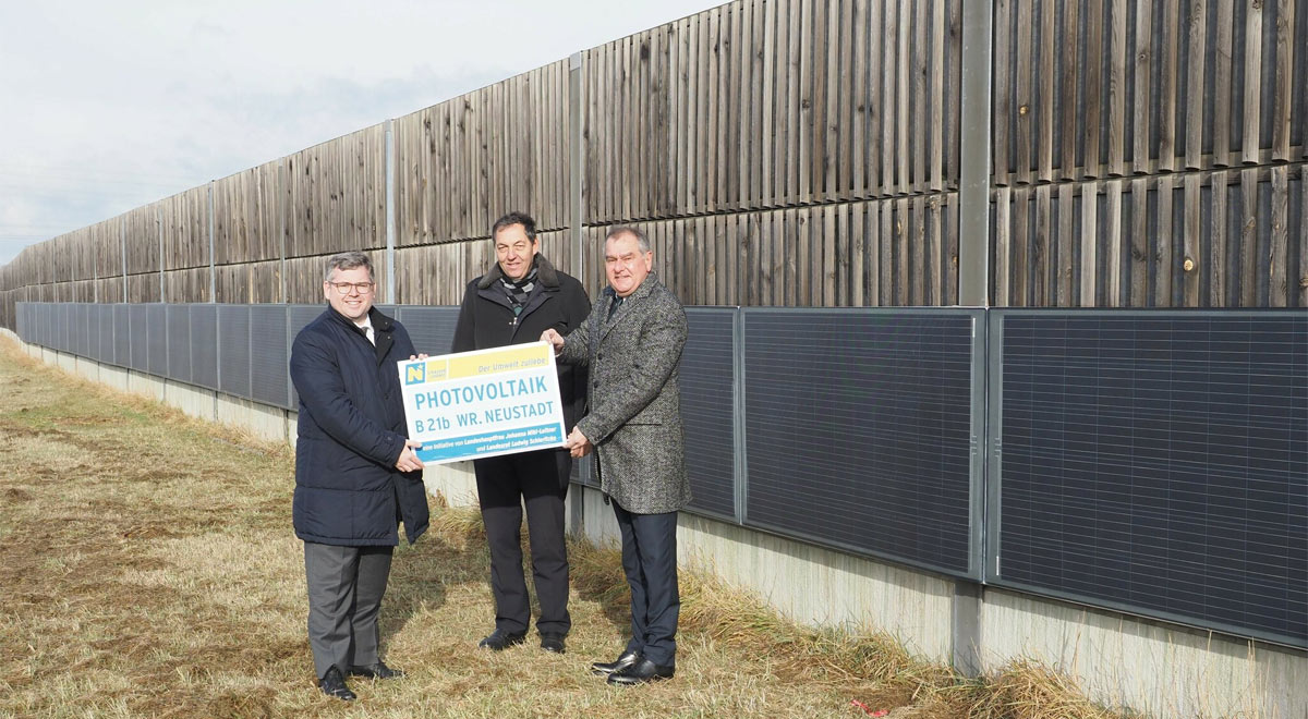 Neue Photovoltaikanlage / Foto: Land NÖ