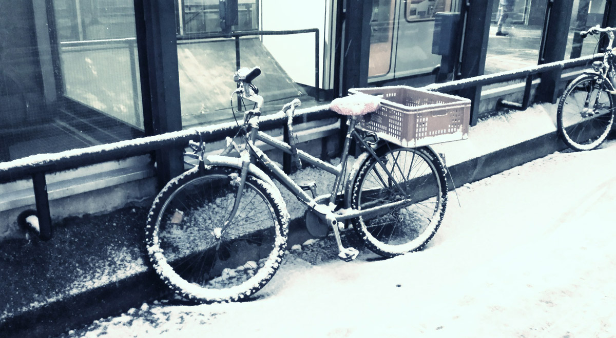 Fahrrad im Schnee / Foto: pixabay