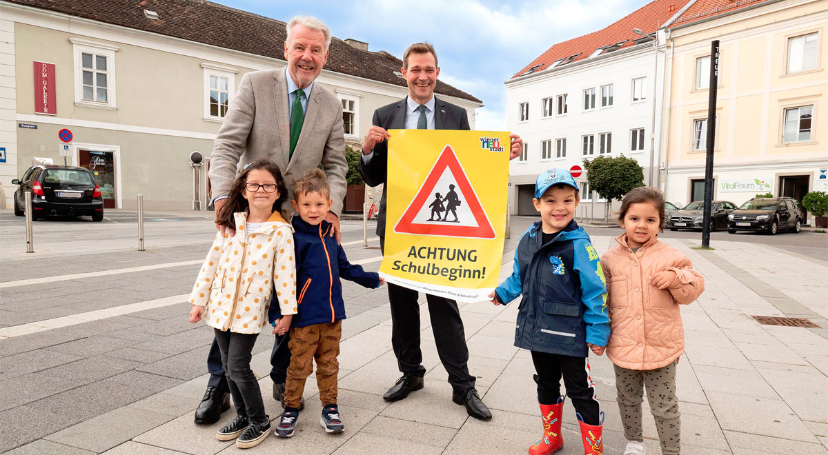 Achtung Schulbeginn / Foto: Stadt Wiener Neustadt/Weller