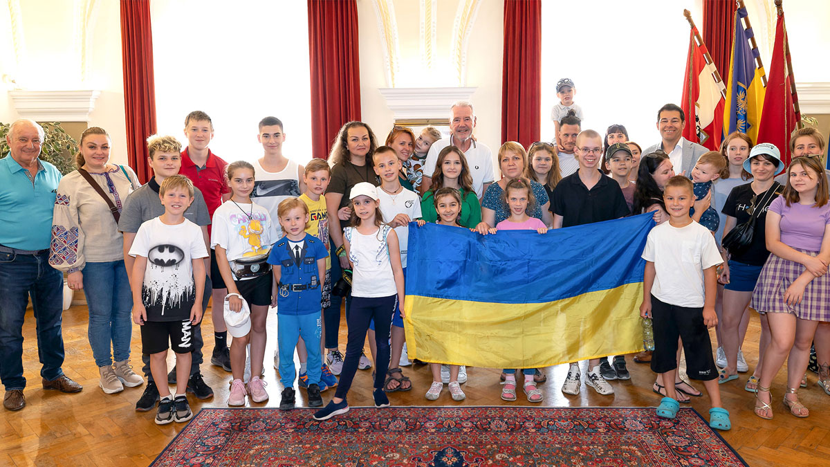 Kinder aus der Ukraine / Foto: Stadt Wiener Neustadt/Weller